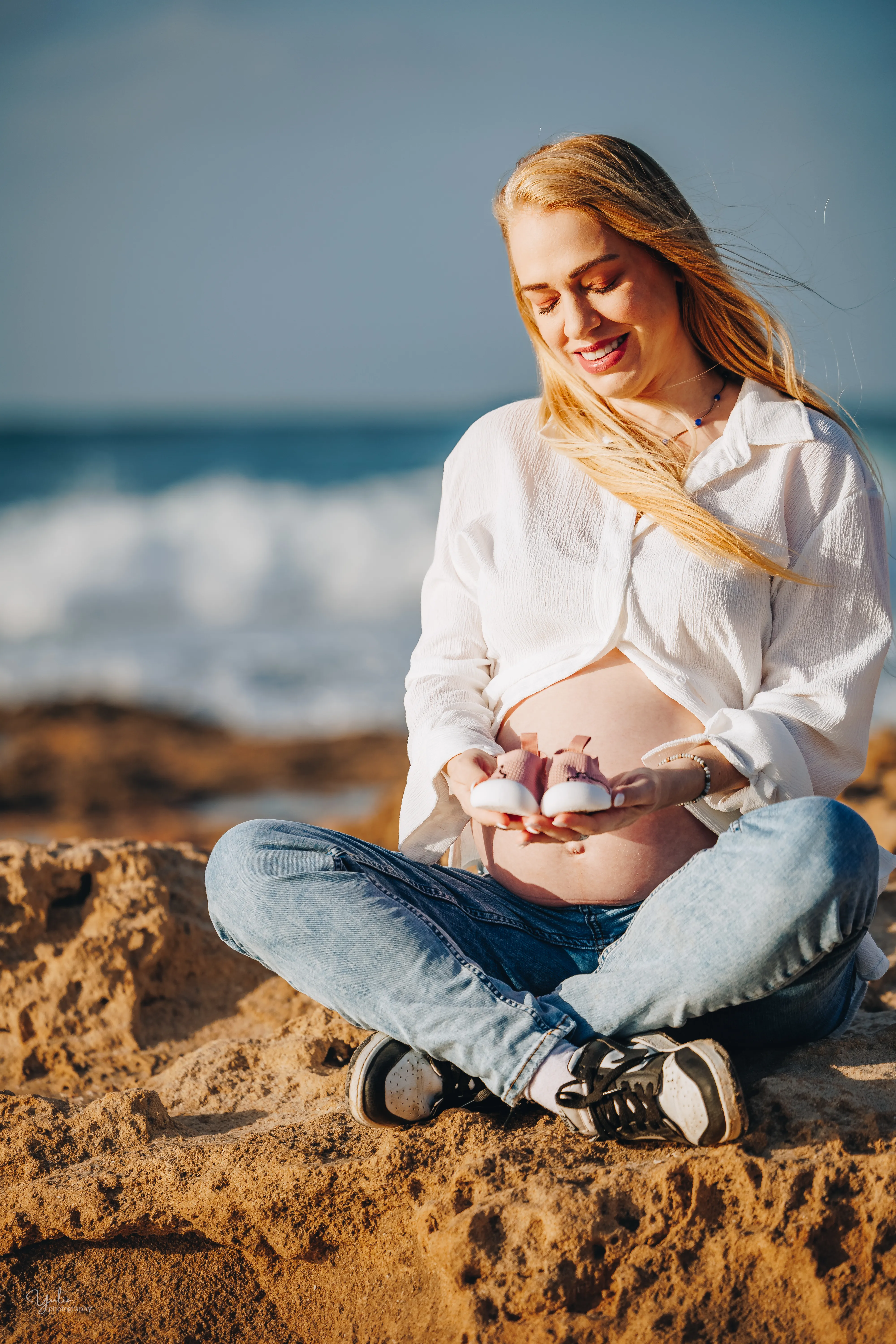 צילומי הריון בים